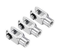 PATIKIL Air Cylinder Rod Clevis End 52mm Length M10x1.25 Female Thread Y Connector, Silver