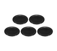 PATIKIL Air Hockey Pucks 2.5 Inch, 5Pcs Air Hockey Heavy Replacement Pucks for Game Tables Equipment Accessories, Black