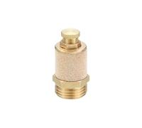 PATIKIL Air Pneumatic Mufflers, Top Adjustable Air Flow Speed Controller G1/2 Male Thread Sintered Bronze Exhaust Muffler for Compressor Cylinders Valves