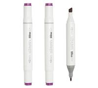 PATIKIL Alcohol Based Markers, Set of 3 Dual Tip Drawing Art Markers Coloring Painting Supplies for Artists Drawing Travel Coloring Illustrations Sketching, New Bright Purple