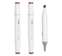 PATIKIL Alcohol Based Markers, Set of 3 Dual Tip Drawing Art Markers Coloring Painting Supplies for Artists Drawing Travel Coloring Illustrations Sketching, New Purplish Red