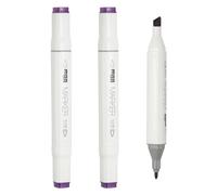 PATIKIL Alcohol Based Markers, Set of 3 Dual Tip Drawing Art Markers Coloring Painting Supplies for Artists Drawing Travel Coloring Illustrations Sketching, New Violet