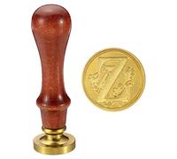 PATIKIL Alphabet Z Wax Seal Stamp, Initial Letter Sealing Wax Stamp Classic Retro Removable Brass Head Wooden Handle for Envelope Invitation Cards, Style 2