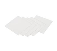 PATIKIL Alumina Ceramic Sheet Square Cooling Pad Insulating Sheet 5pcs High Hardness for MOS Transistor 50x50x0.5mm(2x2x0.02")