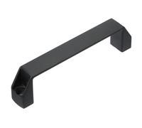 PATIKIL Aluminum Alloy Pull Handles 180mm Hole Centers, 1 Pcs Square Drawer Pulls Kitchen Hardware for Luggage Mechanical Equipment Door Cupboard Handle, Black