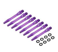 PATIKIL Aluminum Dart Shafts 2BA Thread Dart Stems Replacement Accessories with Rubber Rings for Steel Tip