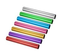 PATIKIL Aluminum Relay Batons, 1 Set Field Track Relay Events Baton for Race Gym Track and Field Equipment Class Games Outdoor Sport Running Practice, Multicolor