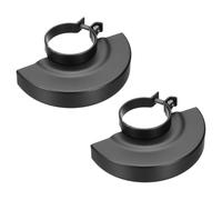 PATIKIL Angle Grinder Guard 113 x 43mm Dia, 2Pcs Metal Adjustable Angle Grinder Safety Guard Wheel Disc Blades Protective Cover Shield Replacement, Black