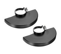 PATIKIL Angle Grinder Guard 160 x 48mm Dia, 2Pcs Metal Adjustable Angle Grinder Safety Guard Wheel Disc Blades Protective Cover Shield Replacement, Black