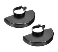 PATIKIL Angle Grinder Guard 160 x 54mm Dia, 2Pcs Metal Adjustable Angle Grinder Safety Guard Wheel Disc Blades Protective Cover Shield Replacement, Black