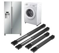 PATIKIL Appliance Rollers, Extendable Appliance Sliders with Wheels, Easily Move Washers, Dryers, Stove, Refrigerators, Mini Fridge, Kitchen Appliances and Furniture, Black, 2pack