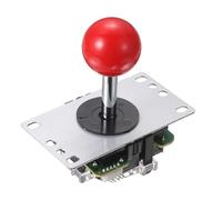 PATIKIL Arcade Joystick, 8 Ways 5A 12/14V Classic Competition Style Long Handle Joystick for Arcade Game Machine Cabinet DIY Parts, Red
