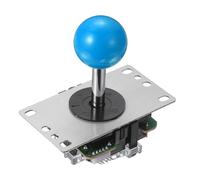 PATIKIL Arcade Joystick, 8 Ways 5A 12/14V Classic Competition Style Long Handle Joystick for Arcade Game Machine Cabinet DIY Parts, Blue