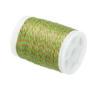 PATIKIL Archery Bow String Serving Thread 120 Yard/110M, 0.015" Dia Bowstring Thread for Tying Peep Sight Nock Compound Recurve Bow, Green Red
