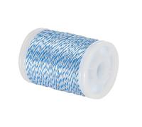 PATIKIL Archery Bow String Serving Thread 131 Yard/120M, 0.02" / 0.4mm Dia Bowstring Thread for Tying Peep Sight Nock Compound Recurve Bow, Blue/White