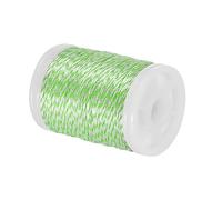 PATIKIL Archery Bow String Serving Thread 131 Yard/120M, 0.02" / 0.4mm Dia Bowstring Thread for Tying Peep Sight Nock Compound Recurve Bow, Grass Green/White