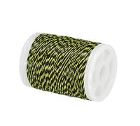 PATIKIL Archery Bow String Serving Thread 131 Yard/120M, 0.02" / 0.4mm Dia Bowstring Thread for Tying Peep Sight Nock Compound Recurve Bow, Yellow/Black