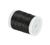 PATIKIL Archery Bow String Serving Thread 131 Yard/120M, 0.02" / 0.4mm Dia Bowstring Thread for Tying Peep Sight Nock Compound Recurve Bow, Black
