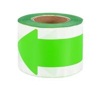 PATIKIL Arrow Sticker Tape Labels 10cm x 5cm, 200 Pcs Yellow Green Self Adhesive Arrow Floor Marking Stickers Decals Directional Signs for Classroom Gym Gas Flow Direction