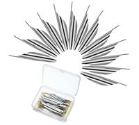 PATIKIL Arrows Spin Vanes, 50 Pack 1.8 Inch Plastic Arrow Fletching Archery Arrow Feather Right Twist Fletch for DIY Target Shooting, Silver