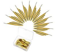 PATIKIL Arrows Spin Vanes, 50 Pack 1.8 Inch Plastic Arrow Fletching Archery Arrow Feather Right Twist Fletch for DIY Target Shooting, Yellow