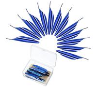 PATIKIL Arrows Spin Vanes, 50 Pack 1.8 Inch Plastic Arrow Fletching Archery Arrow Feather Right Twist Fletch for DIY Target Shooting, Blue