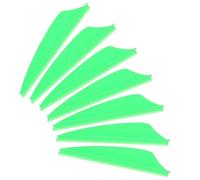 PATIKIL Arrows Vanes, 100 Pack 1.65 Inch Arrow Fletching Archery Arrow Feather Shield Fletch for DIY Target Shooting, Green