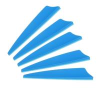 PATIKIL Arrows Vanes, 100 Pack 2.5 Inch Arrow Fletching Archery Arrow Feather Shield Fletch for DIY Target Shooting, Blue