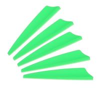 PATIKIL Arrows Vanes, 36 Pack 2.5 Inch Arrow Fletching Archery Arrow Feather Shield Fletch for DIY Target Shooting, Green