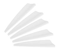 PATIKIL Arrows Vanes, 36 Pack 2.5 Inch Arrow Fletching Archery Arrow Feather Shield Fletch for DIY Target Shooting, White