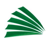 PATIKIL Arrows Vanes 50 Pack 4 Inch Arrow Turkey Feather Fletch Left Wing Fletching Green for DIY Target Shooting