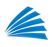 PATIKIL Arrows Vanes 50 Pack 4 Inch Arrow Turkey Feather Fletch Right Wing Fletching Blue for DIY Target Shooting