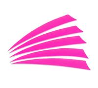 PATIKIL Arrows Vanes 50 Pack 5 Inch Arrow Turkey Feather Fletch Right Wing Fletching Pink for DIY Target Shooting