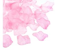 PATIKIL Artificial Rose Petals, 1200Pcs Fake Flowers Silk Petal Decoration Supplies for Romantic Night Wedding Party Event Decor, Dark Pink