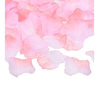 PATIKIL Artificial Rose Petals, 1200Pcs Fake Flowers Silk Petal Decoration Supplies for Romantic Night Wedding Party Event Decor, Gradient Pink