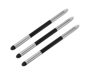 PATIKIL Artist Blending Sponge Pen, 3 Pcs Small Double Headed Reusable Rubbing Sponge Sketch Pen Brush Drawing Art Blenders for Artist Lightening Highlight Shadow Detail Correction, Silver