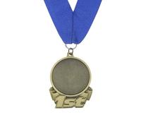 PATIKIL Award Medal, 1st Place Winner Medal with Neck Ribbon 3 Inch Width Prize Medal for Competitions Sports Meeting Spelling Bees, Gold