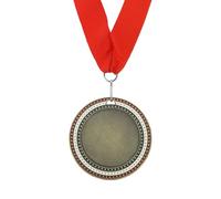 PATIKIL Award Medal, 1st Prize Medal Winner Medal with Red Neck Ribbon for Competitions Sports Games Spelling Bees, 3 Inch Wide, Gold