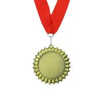 PATIKIL Award Medal, 1st Prize Winner Medal with Red Neck Ribbon 3 Inch Wide Medal for Competitions Sport Meetings Spelling Bees, Gold