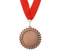 PATIKIL Award Medal, 3rd Prize Winner Medal with Red Neck Ribbon 3 Inch Wide Medal for Competitions Sport Meetings Spelling Bees, Bronze
