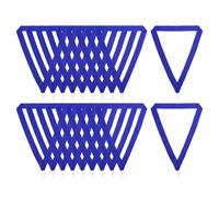 PATIKIL Award Neck Ribbons with Snap Clips, 30 Pcs Polyester Striped Medal Lanyards Ribbon for Competitions Sports Meetings Sports Party, Blue