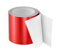 PATIKIL Awning Repair Tape 8m x 10cm Waterproof Canvas Tape High Adhesive Tear Repair Patch Kit for PVC Tarpaulin Tent Awning Fabric RV Sail Boat Cover, Red (4" x26.24ft)
