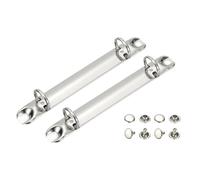 PATIKIL B7 2 Hole Ring Binder Mechanisms, 2 Set 0.6" O Ring Replacement Binder Planner Loose Leaf Binding Spines for Organizers DIY Fill Paper Storage Folder Accessories, 15mm Silver Tone
