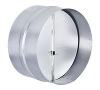 PATIKIL Backdraft Damper, 6 Inch, Ducting Hose Airflow Insert Backflow Preventer Shutter, One-Way Draft Stopper for Kitchen Bathroom Exhaust Vent Fans