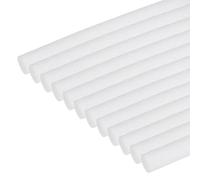 PATIKIL Backer Rod 1/2 In x 3.3 Ft, 12 Pcs Foam Rod Caulk Saver Expansion Joint Filler Rope Weather Strip Foam Noodle for Gaps Concrete Crack Filling DIY Craft (13mm Dia), White