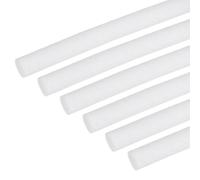 PATIKIL Backer Rod 1/2 In x 3.3 Ft, 6 Pcs Foam Rod Caulk Saver Expansion Joint Filler Rope Weather Strip Foam Noodle for Gaps Concrete Crack Filling DIY Craft (12mm Dia), White