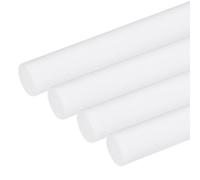PATIKIL Backer Rod 1-3/16 In x 3.3 Ft, 4 Pcs Foam Rod Caulk Saver Expansion Joint Filler Rope Weather Strip Foam Noodle for Gaps Concrete Crack Filling DIY Craft (30mm Dia), White
