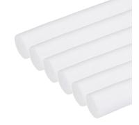 PATIKIL Backer Rod 1-3/8 In x 3.3 Ft, 6 Pcs Foam Rod Caulk Saver Expansion Joint Filler Rope Weather Strip Foam Noodle for Gaps Concrete Crack Filling DIY Craft (35mm Dia), White