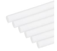 PATIKIL Backer Rod 1 In x 3.3 Ft, 6 Pcs Foam Rod Caulk Saver Expansion Joint Filler Rope Weather Strip Foam Noodle for Gaps Concrete Crack Filling DIY Craft (25mm Dia), White