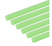 PATIKIL Backer Rod 13/16 In x 3.3 Ft, 6 Pcs Foam Rod Caulk Saver Expansion Joint Filler Rope Weather Strip Foam Noodle for Gaps Concrete Crack Filling DIY Craft (20mm Dia), Green